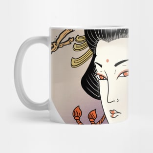 Japanese woodblock Gueixa Mug